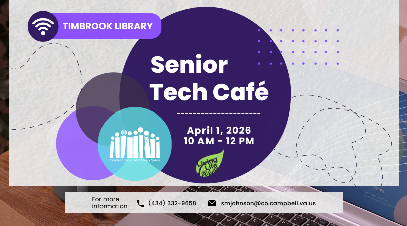 graphic for Senior Tech Cafe on April 1 2026