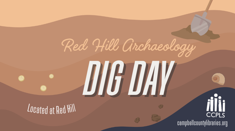 graphic for Red Hill Archaeology Dig Day July 10 2026