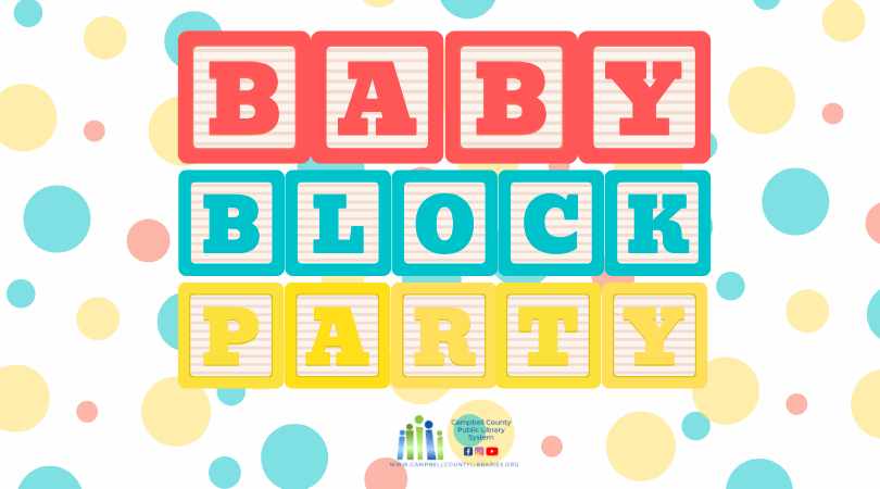 graphic for Baby Block Party July 15 2026