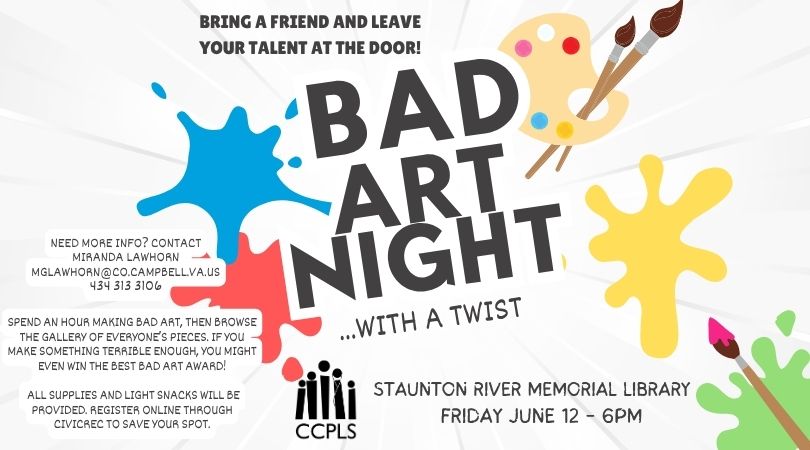 graphic for Bad Art Night June 12 2026
