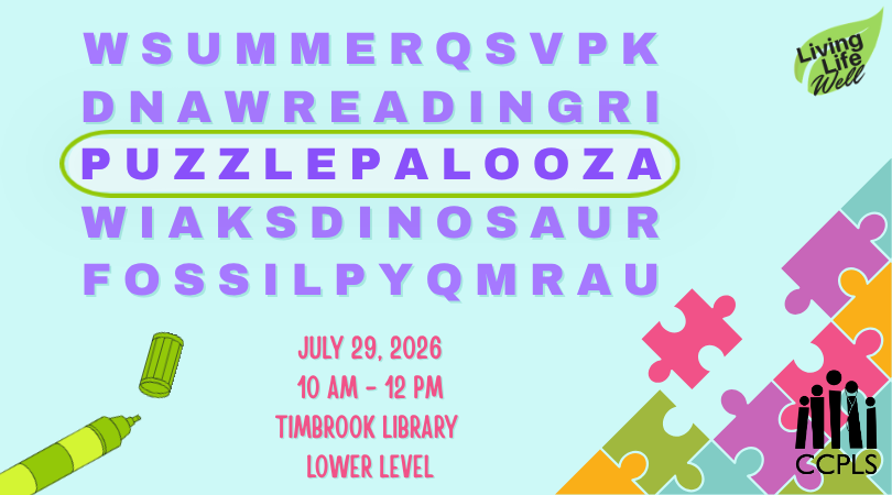 graphic for Puzzlepalooza July 29 2026