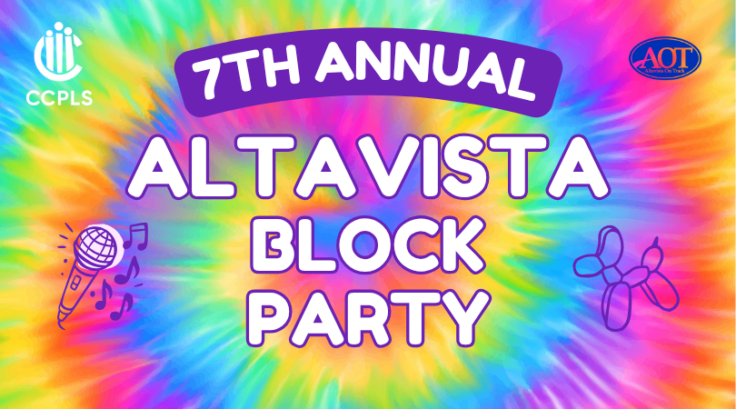 graphic for Altavista Block Party August 14 2026