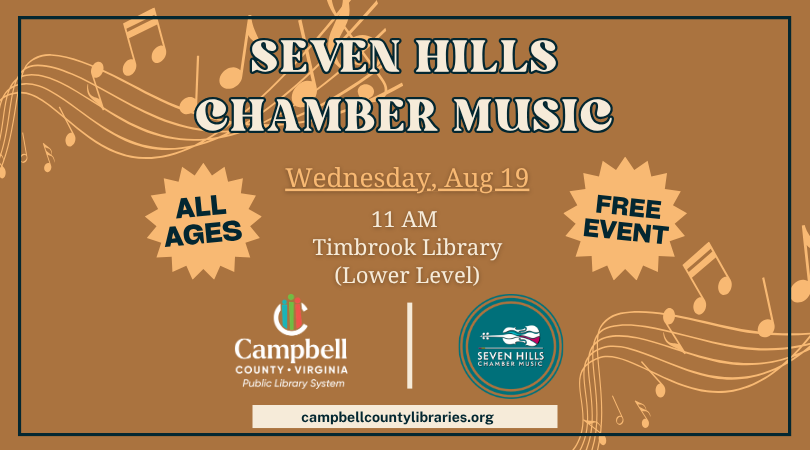 graphic for Seven Hills Chamber Music August 19 2026