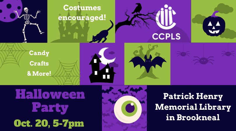 graphic for Halloween Party October 20 2026