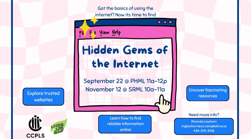 graphic for Hidden Gems of the Internet fall 2026