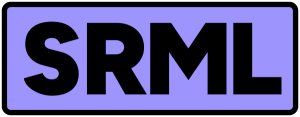 Indigo block with branch identification "SRML"
