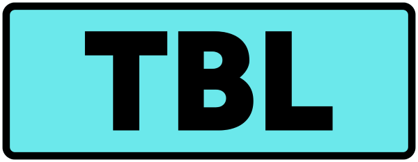 Teal block with branch identification "TBL"
