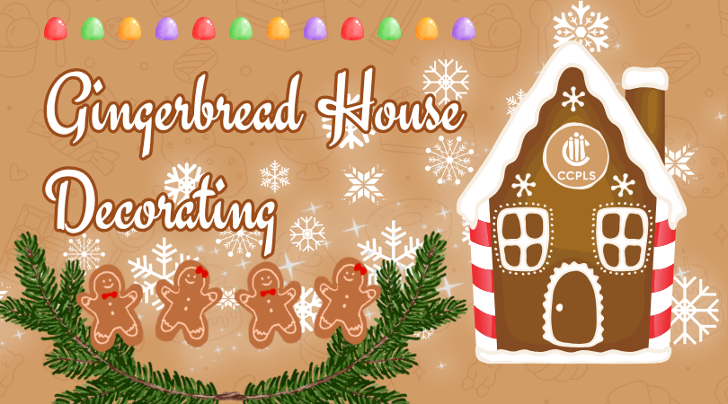 graphic for Gingerbread House Decorating December 1 2026