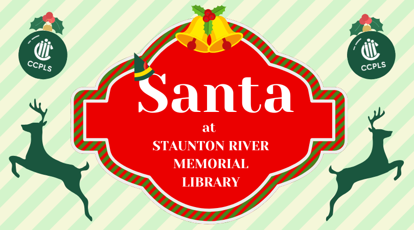 graphic for Santa at Staunton River Memorial Library November 20 2026